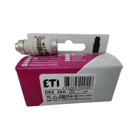 Wkładka topikowa ETI porcelana D02 35A/400V 002212003