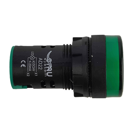 Kontrolka sygnalizacyjna XBS 24V AC/DC Lampka LED zielona AD22 AD22-GREEN24