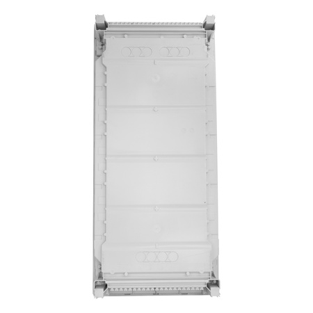 Rozdzielnica modułowa podtynkowa 4x12 zabezpieczona 14xMCB 2xRCCB VDE okablowana skrzynka elektryczna Hager 755,50 x348x98mm zaciski rozgałęźne L1, L2, L3, N, PE Doktorvolt DV-6265-PT