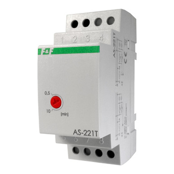 Automat schodowy z funkcją sygnalizacji wył. oświetlenia 16A F&F AS-221T