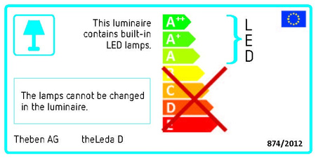 Zewnętrzna lampa z czujnikiem ruchu LED 8,5W 40cm TH-N 1254