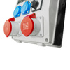  Rozdzielnica budowlana 32A/5P 16A/5P zabezpieczona erbetka 2x230V Doktorvolt ECO-S/FI