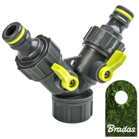 Trójnik 3/4 z 2 zaworami LIME LINE BRADAS LE-02220K