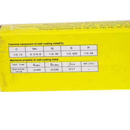 Elektrody spawalnicze 2,5mmx300mm różowe G74200