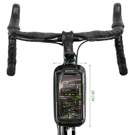 Torba rowerowa Snake Track na kierownicę ST02 wodoodporna z miejscem na telefon 1L T-50235