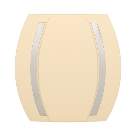 Dzwonek Kameleon Gong 8V. beżowo-srebrny 033/8V/BEŻ-SR