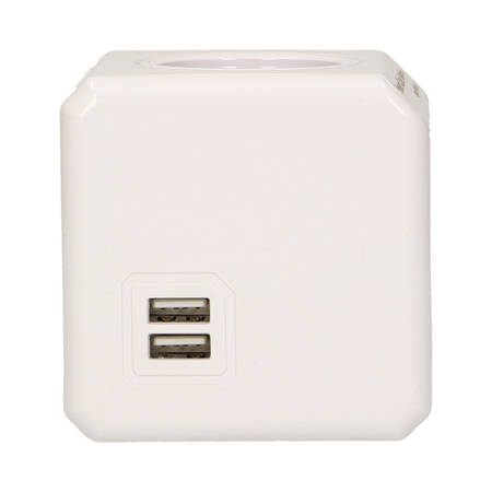 Rozgałęźnik Power Cube ReWirable USB + 4 wtyczki podróżne 1830/FRRU4P