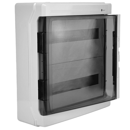 Rozdzielnica natynkowa HIGHT IP65 36 modułowa transparentne drzwi 940.36 M-L 2x18