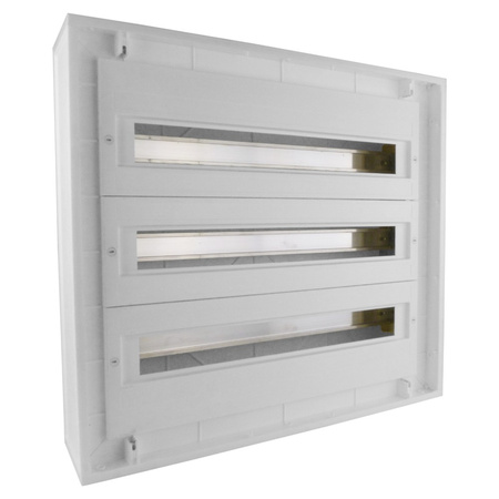 Rozdzielnica podtynkowa DARP-72 72 modułowa 3x24 IP54 z aluminiowymi drzwiami E-P 9.324