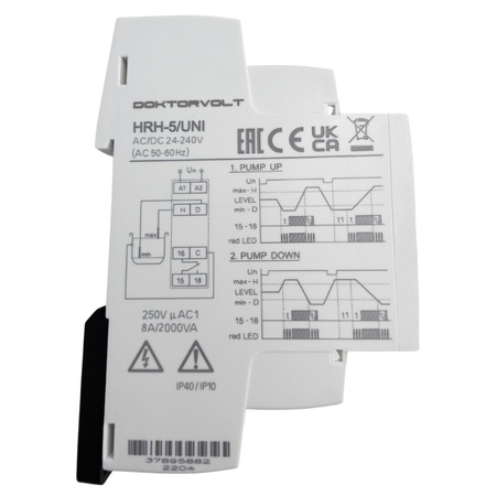 ELKO Automat nadzorczy przekaźnik poziomu cieczy HRH-5/UNI