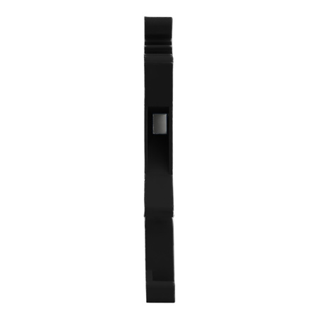 Złączka szynowa przelotowa czarna śrubowa 1,5mm2 1P VDE UL PC1.5-01P-13-00A(H)