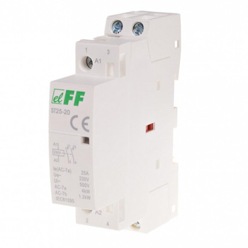 Stycznik modułowy 25A 230V AC na szynę F&F ST25-20