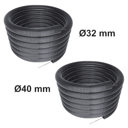 Rura karbowana bezhalogenowa z pilotem peszel 32 mm 25 m 750N FEPCTHF32