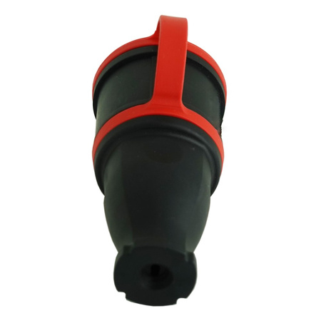 Gniazdo przenośne proste 16A 230V 2P+Z czarne Schuko 3101-304-0300