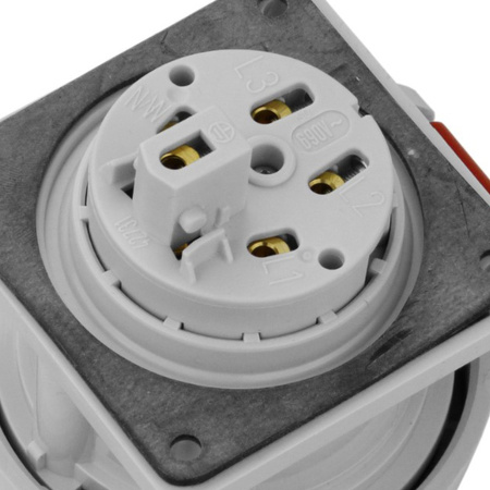 Gniazdo CEE 16A/5p 400V IP67 tablicowe proste hermetyczne MENNEKES 228A