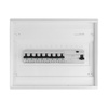 Rozdzielnica modułowa natynkowa 1x12 zabezpieczona 8xMCB 1xRCCB VDE okablowana skrzynka elektryczna Hager 245x305x96,5mm Doktorvolt DV-6296-NT