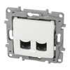 Gniazdo komputerowe podwójne RJ45 764574