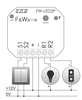 Dwukanałowy sterownik LED do puszki F&Wave F&F FW-LED2P
