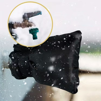 Osłona na kran wytrzymała ochrona przed mrozem nylonowa wielorazowego użytku łatwa instalacja ochrona zewnętrznego kranu wodoodporna Doktorvolt DV-6739