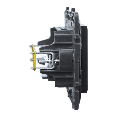 Gniazdo komputerowo - telefoniczne 1 x RJ45 1x RJ11 czarne Niloe Step 863556