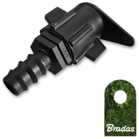 Wpinka do flat węża z wtykiem na wąż 16mm Bradas DSWA08-16L