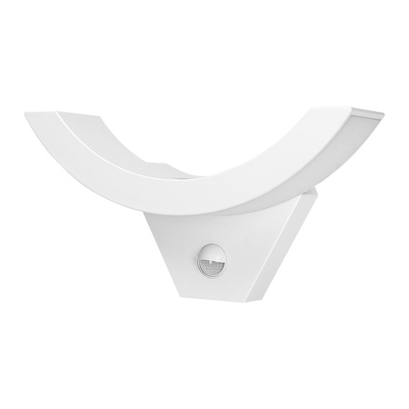 SPINEL LED 10W. oprawa ogrodowa z czujnikiem ruchu 140st. 800lm. IP54. 4000K. IK10. biała OR-OP-6119WLPMR4