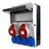 Rozdzielnica budowlana JUN 2x16A bez zabezpieczeń 4x230V gniazda Bals DOKTORVOLT® DV-6863-F