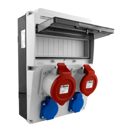 Rozdzielnica budowlana JUN 32A/16A/2x230V gniazda Bals DOKTORVOLT® DV-6832-F