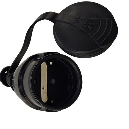 Adapter 33cm z wtyczki Camp 16A/3P na gniazdo 230V/16A IP44 DV-2572-C-A-230