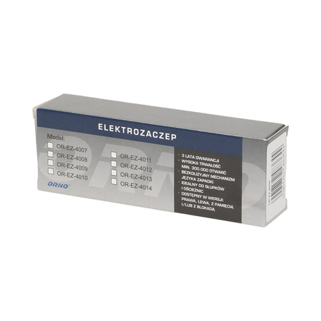 Elektrozaczep asymetryczny z pamięcią. prawy OR-EZ-4008