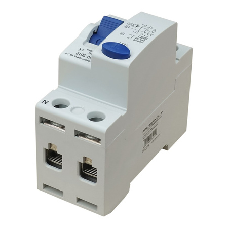 Wyłącznik różnicowoprądowy 2P 25A 30mA typ AC Doktorvolt DV-5019
