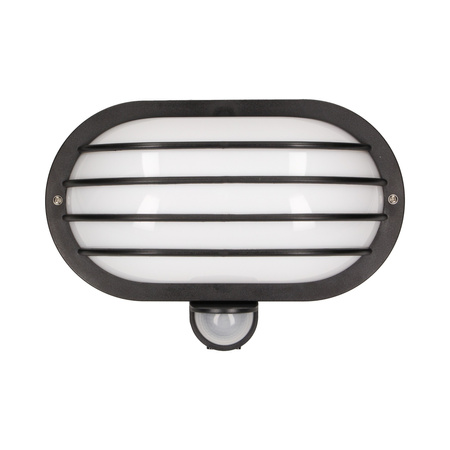 SOLANO. oprawa ogrodowa z czujnikiem ruchu 180st. 1x60W. E27. IP44. plastik. czarna OR-OP-307BE27ZMR