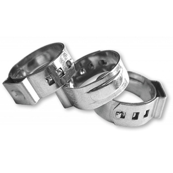 Bradas 10 szt Obejma zaciskowa 9,3-11,3mm 5mm opaska z jednym uchem W304 nierdzewna BY449-113