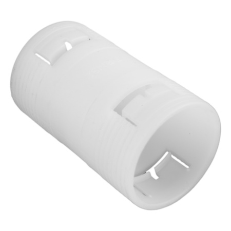 F-tronic Złączka do rur karbowanych 1 sztuk M32 przezroczysta mufa 7400034