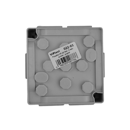 Puszka natynkowa IP55 ViPlast 86x86x40mm VP-22 022-03