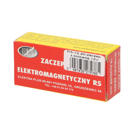 Elektrozaczep symetryczny bez pamięci. z blokadą R5-12.20