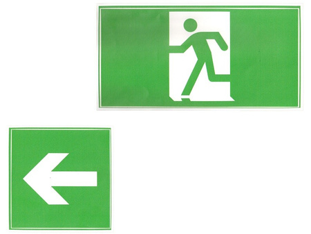 Oprawa Ewakuacyjna Awaryjna LED ZIELONA 3H EL-LED-M