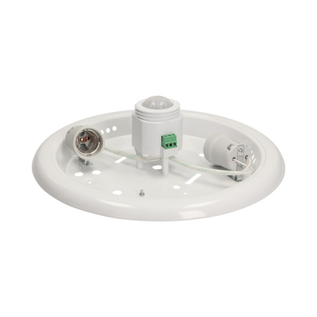 TERRAL. plafon oświetleniowy z czujnikiem ruchu 360st. 2x40W. E27. IP20. szkło matowe OR-PL-302WE27SMR