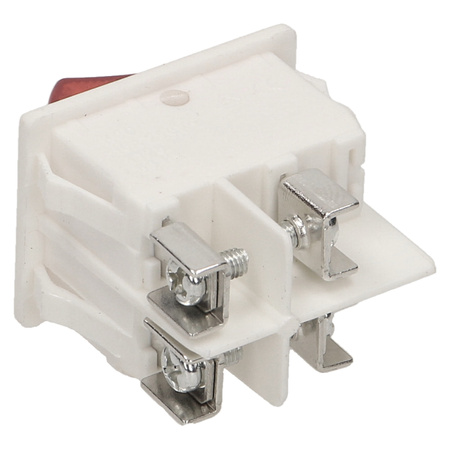 Łącznik kołyskowy. podświetlany. biały ŁK-6/BIAŁY