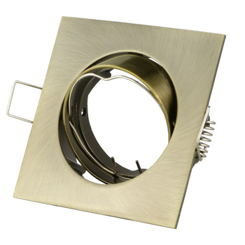 Sufitowa oprawa punktowa uchylna patyna PORTO-K kwadrat GTV OP-PRAN6-30