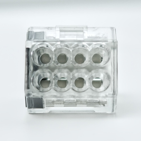 Złączka do puszek instalacyjnych 8x0.5-2.5 mm² VDE DGN 1 sztuka 100 sztuk DG228-3.5-08P-1Y