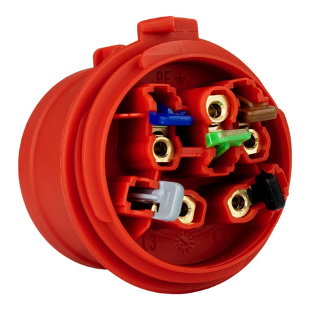 Wtyczka przenośna CEE 16A 5P 400V 6h IP44 QUICK-CONNECT Bals BL2136