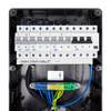 Rozdzielnica budowlana 16A 32A 4x230V zabezpieczona erbetka Doktorvolt DV-6442-D TD-S/FI