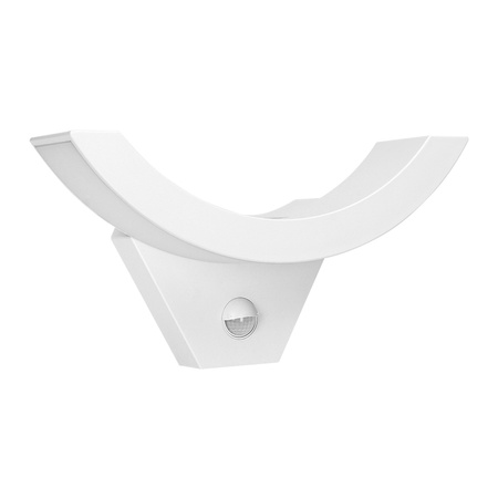 SPINEL LED 10W. oprawa ogrodowa z czujnikiem ruchu 140st. 800lm. IP54. 4000K. IK10. biała OR-OP-6119WLPMR4