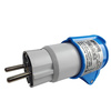 Marlanvil Adapter kempingowy wtyk Uni-Schuko 16A 250V na 16A CEE gniazdo przejściówka IP40 6.816.213