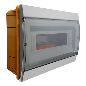 Rozdzielnica podtynkowa 12 modułowa IP40 szara M-L 970.12