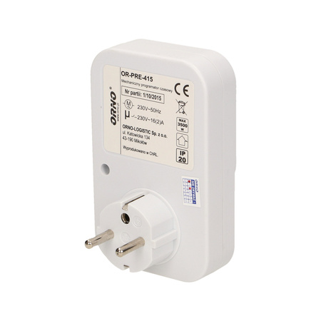Programator czasowy mechaniczny OR-PRE-415