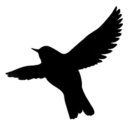 Odstraszacz ptaków BRADAS samoprzylepne naklejki na szybę małe zestaw 9x10 sztuk CTRL-BR001