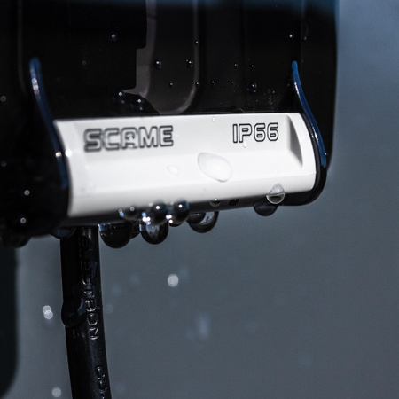Gniazdo RJ45 w obudowie IP66 zamykane pojedyncze SCAME 137.6481.60