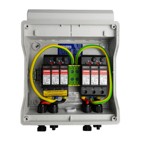 Rozdzielnica PV Fotowoltaiczna DC 1000V T1 T2 2-stringowa MC4 Solarna Doktorvolt DV-4555-FOT